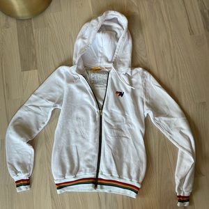 Womens small aviator nation zip up / worn once